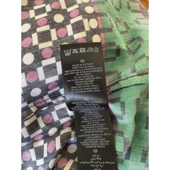 Hobbs London Marci Dress Geometric Print Shift Dress 6 - Picture 9 of 9